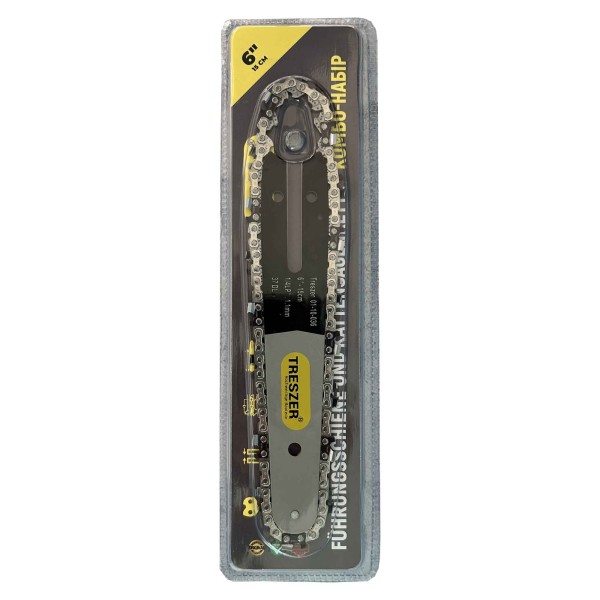 Комплект шины с цепью TRESZER -.1/4" -1,1мм -15см -37в.л.